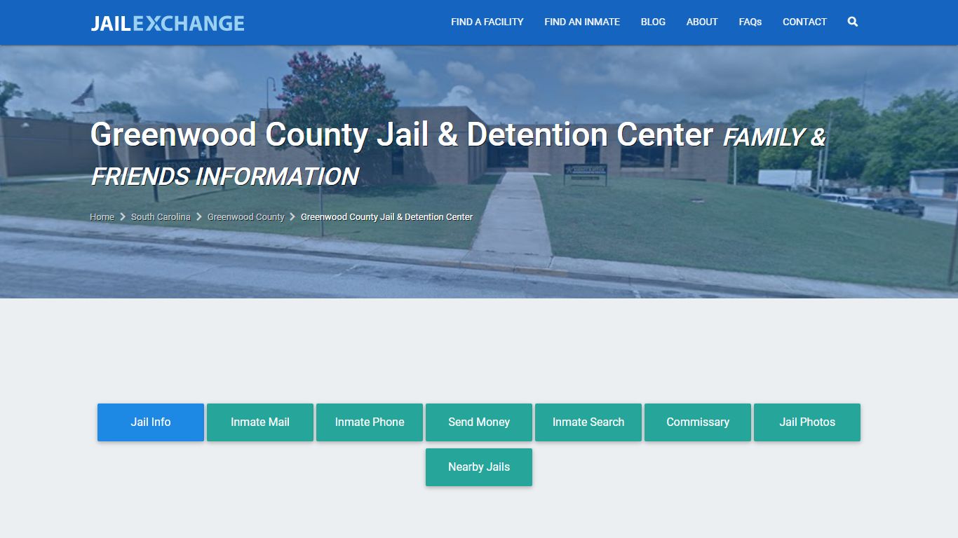 Greenwood County Jail & Detention Center SC - JAIL EXCHANGE
